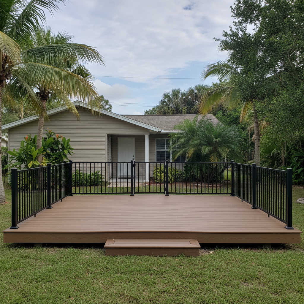 Composite Decking Installation completed by Apex Deck Solutions in Clearwater, FL